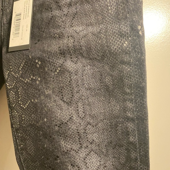 R13 ALISON SKINNY IN BLACK SNAKE SIZE 26 NEW WITH TAGS - Picture 8 of 13